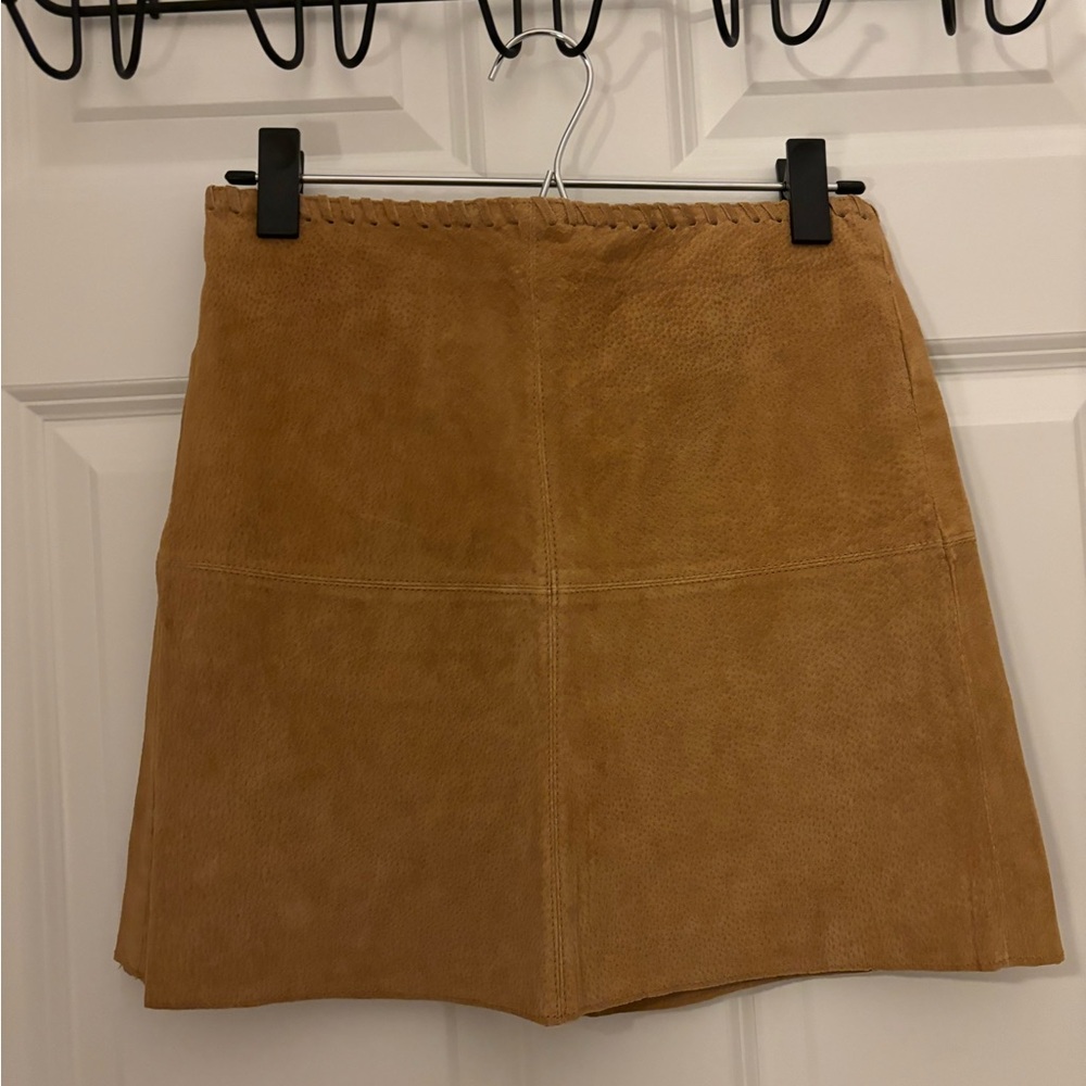 NWT SUEDE Mini Skirt